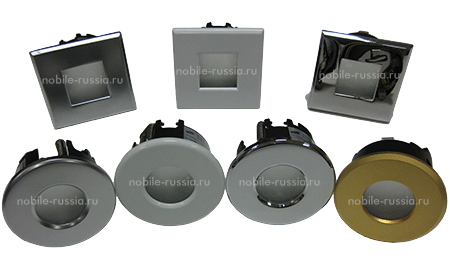 Встраиваемые влагозащищенные  точечные светильники Nobile (IP65) серии WT 50